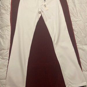 AG Mid Rise Cigarette White Jeans Size 29